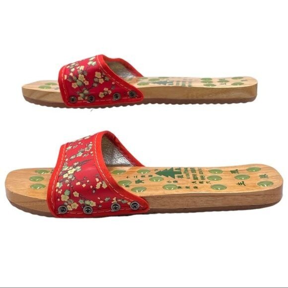 Guisenxiechang Sandals Reflexology Therapy Message Wooden - Picture 6 of 13